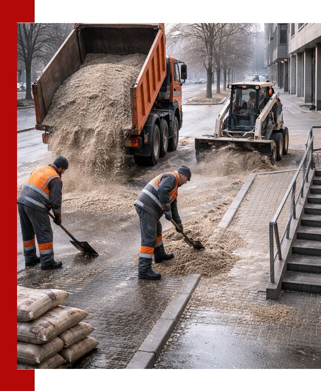 Поставка противогололедных материалов в Елизове