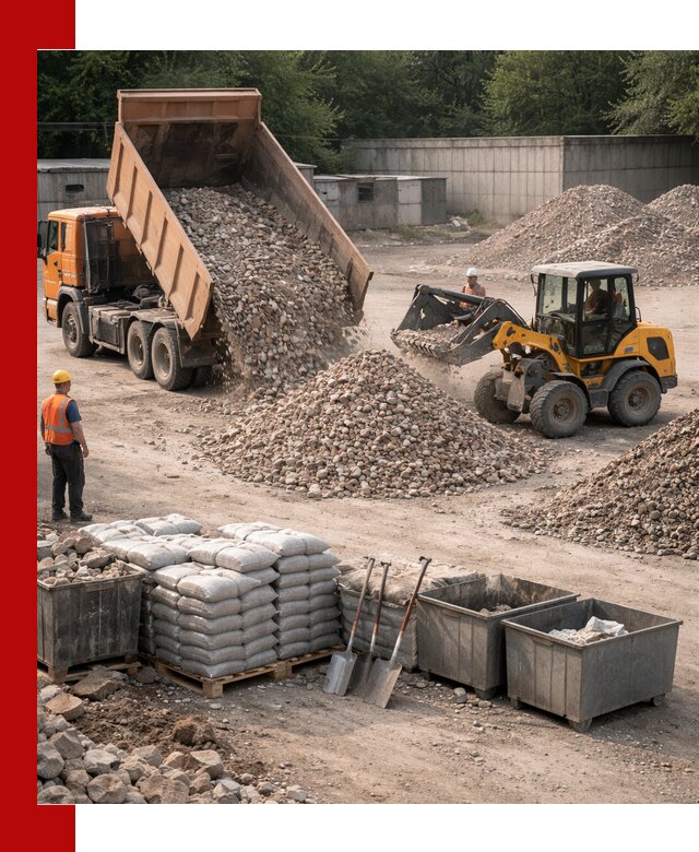 Вторичные материалы для отсыпки в Елизове — поставка и доставка