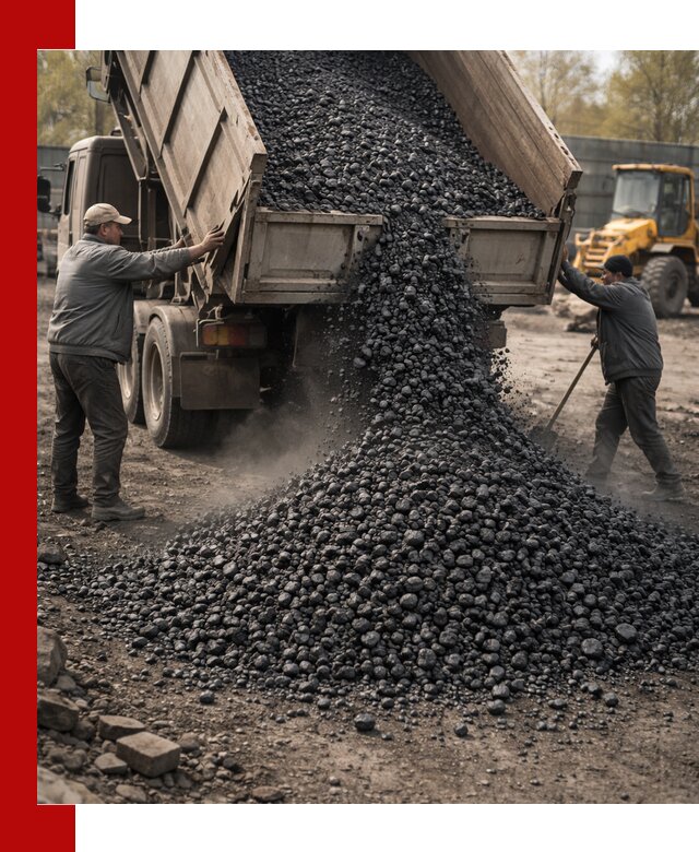 Доставка угля семечка самосвалами в Елизове