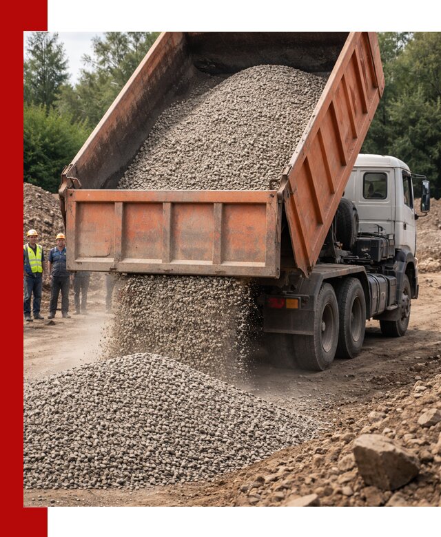 Доставка сыпучих материалов самосвалом в Елизове быстро и надежно