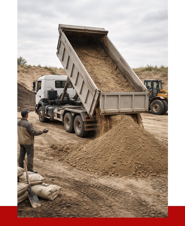 Доставка самосвалом 20 кубов в Елизове от 7596 р. | ПРОНЕРУДЛзв