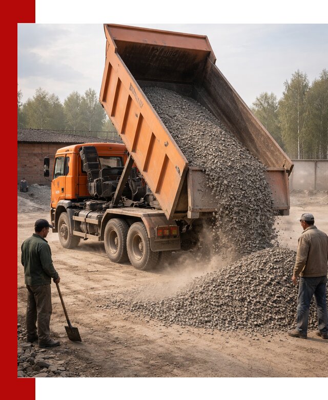 Доставка самосвалом 20 м3 в Елизове быстро и надежно