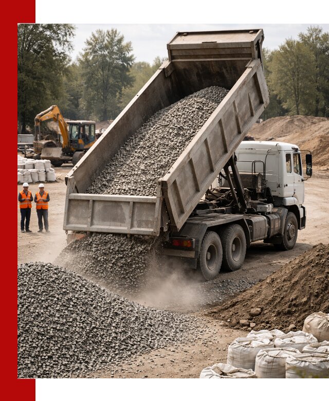 Аренда самосвала в Елизове для доставки сыпучих и нерудных материалов