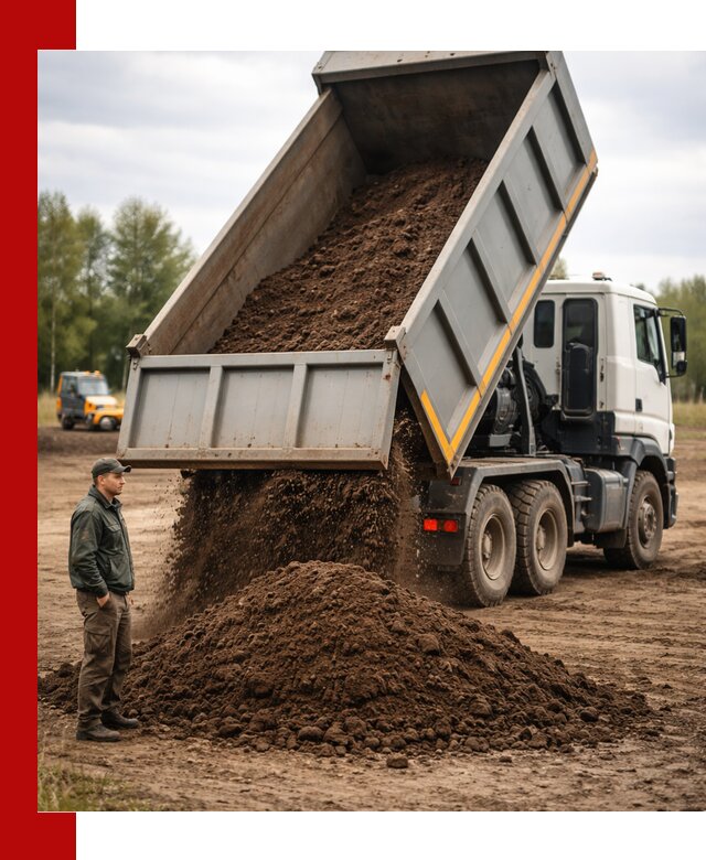 Аренда самосвала с водителем в Елизове для сыпучих грузов и навоза