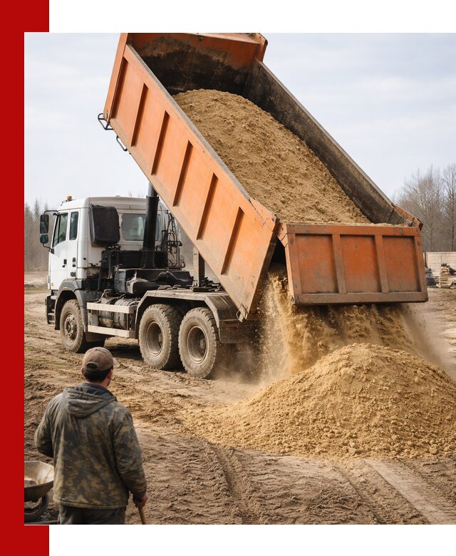 Аренда самосвала 20 тонн для перевозки грузов в Елизове