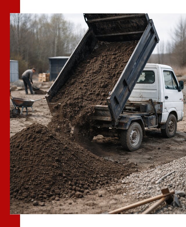 Аренда минисамосвала в Елизове для доставки сыпучих материалов