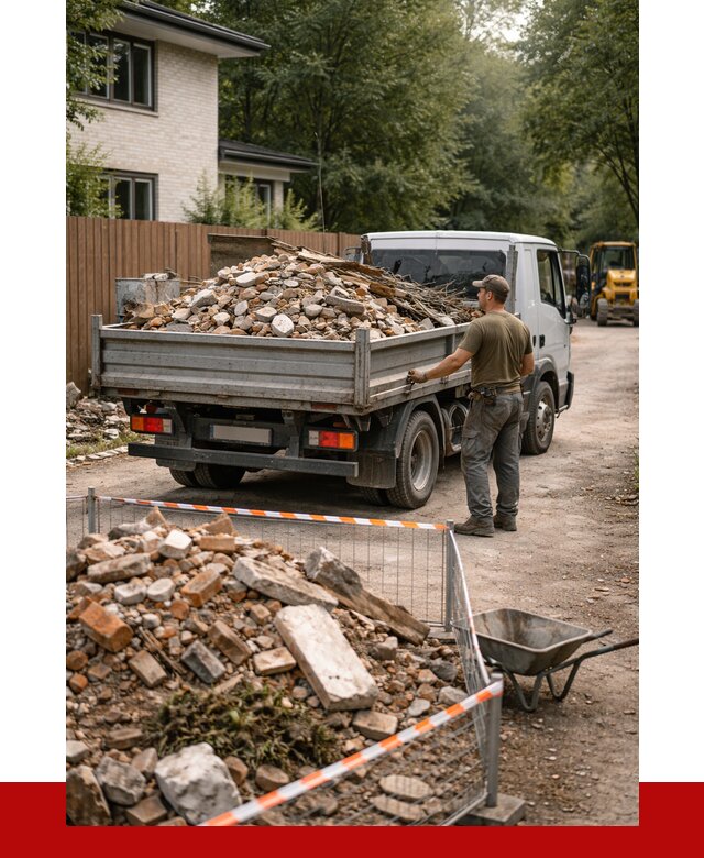 Вывоз строительного мусора с погрузкой в Елизове от 7596 р | ПРОНЕРУДЛзв