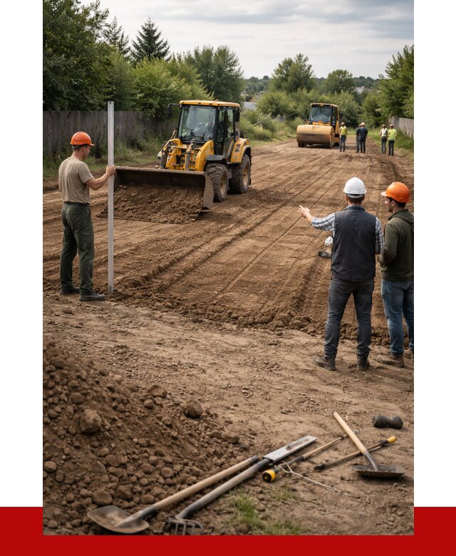 Планировка участка грунтом в Елизове от 4558 р ПРОНЕРУДЛзв